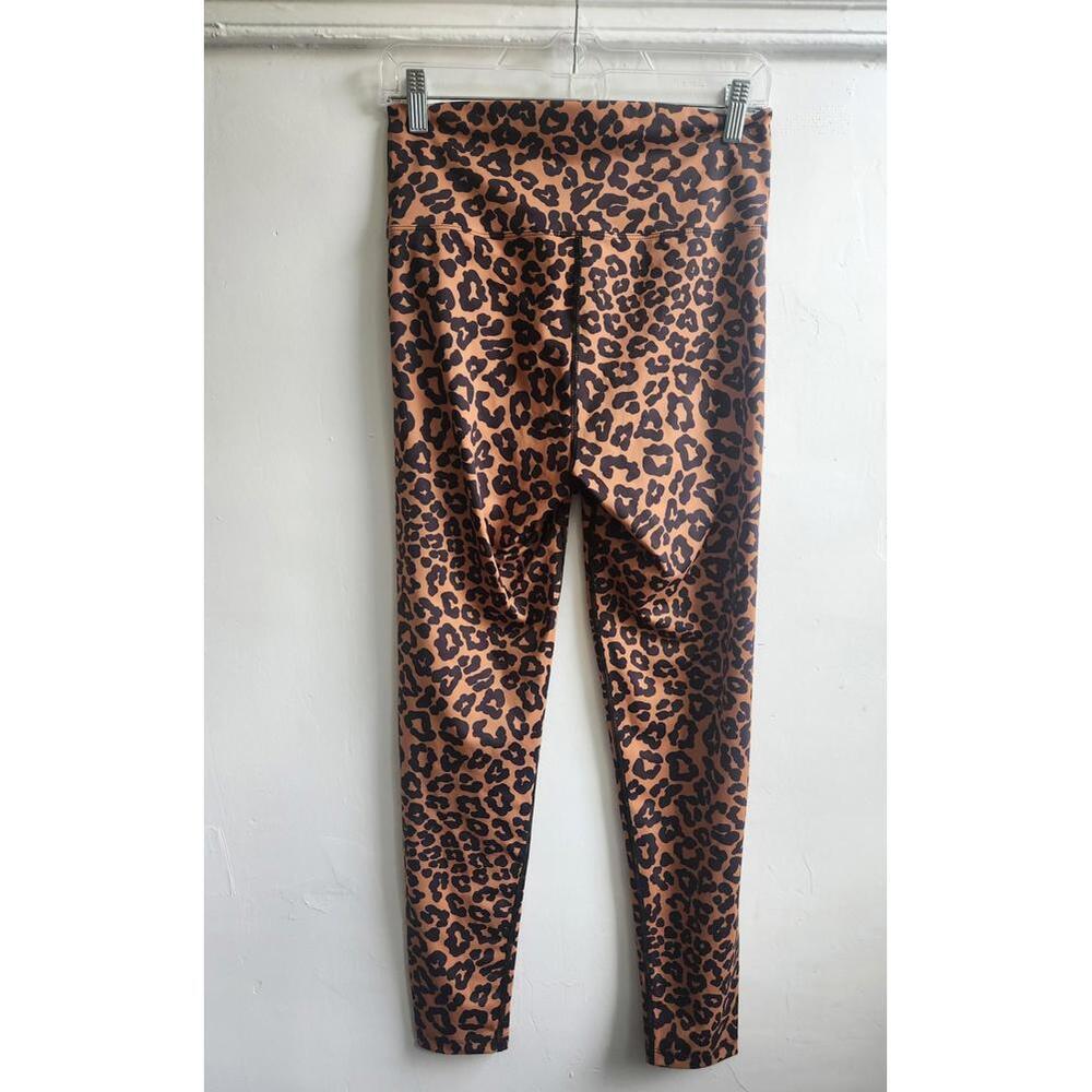 Beach Riot Leggings Womens Large Leopard Animal Print High Waist Yoga Pants - Picture 3 of 5